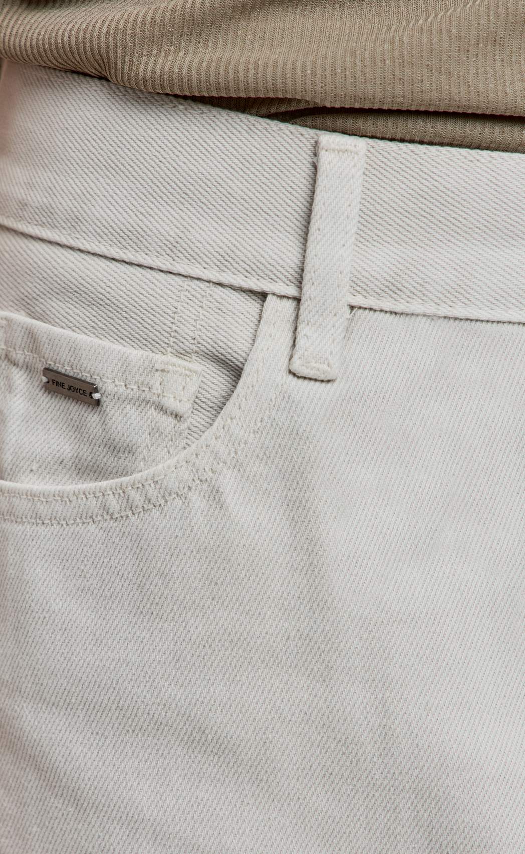 Юбка джинс F512-0203 l.beige