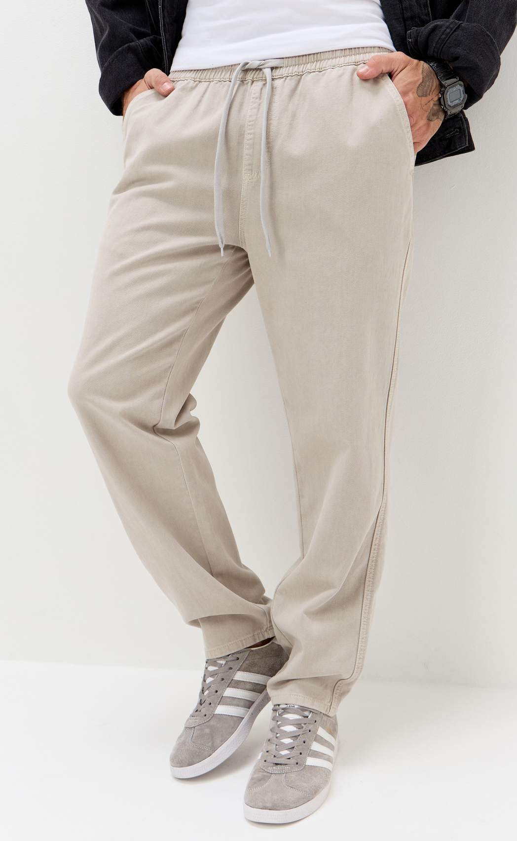 Джинсы муж. F611-0170 l.grey