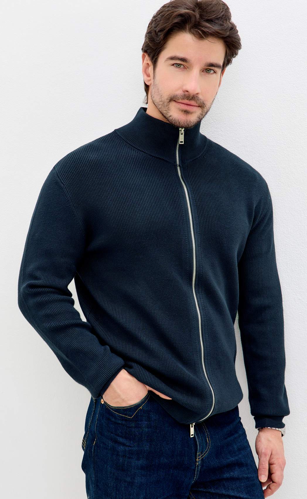 Кардиган P611-07-152 d.blue