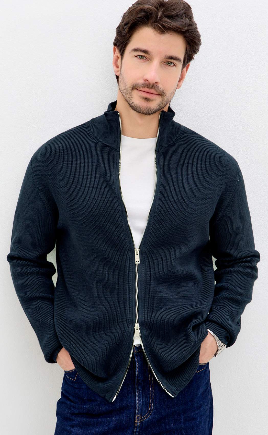 Кардиган P611-07-152 d.blue