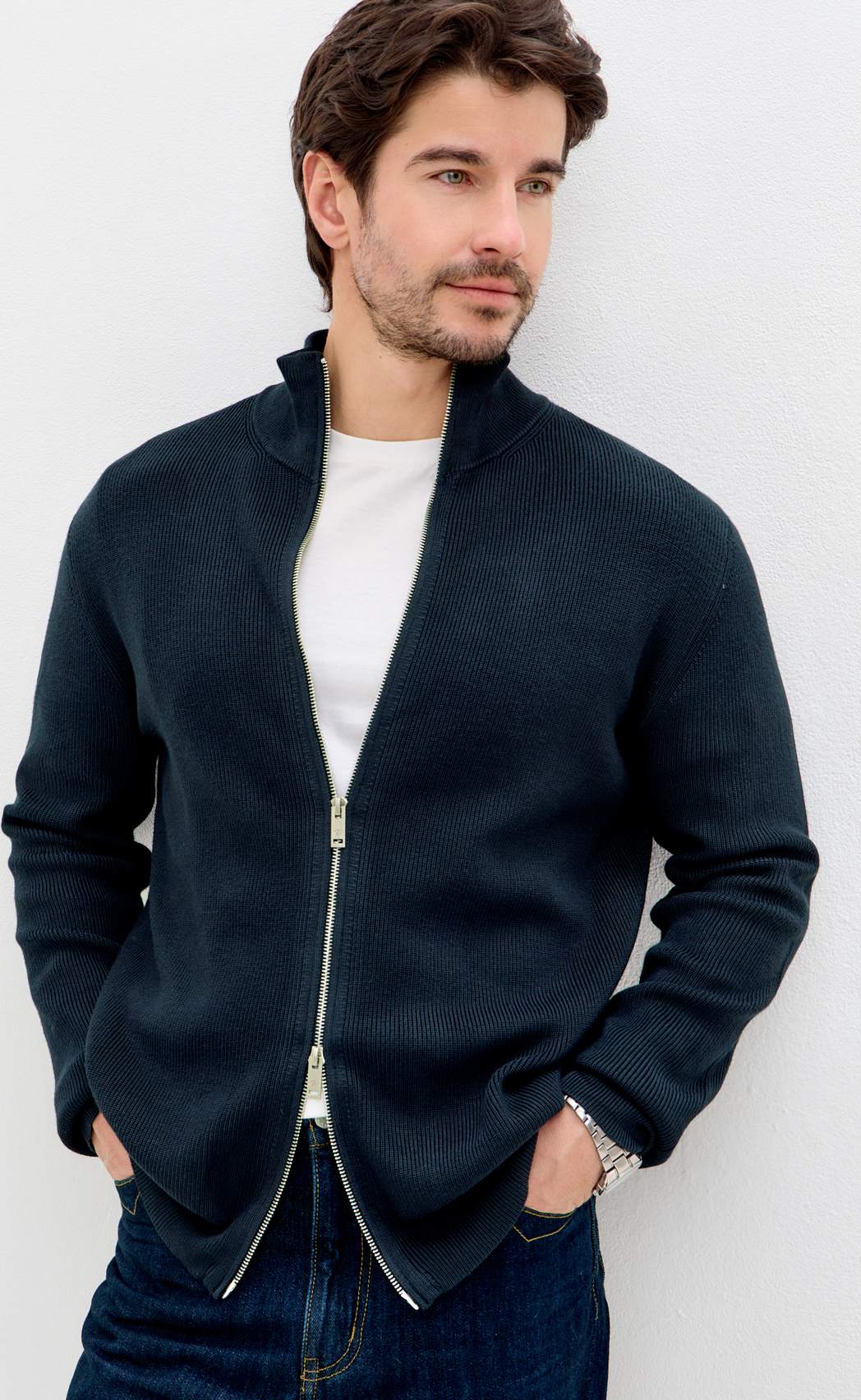 Кардиган P611-07-152 d.blue