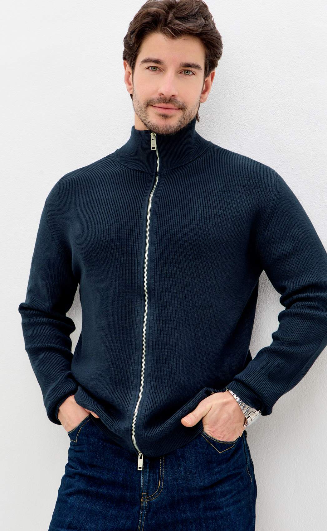 Кардиган P611-07-152 d.blue