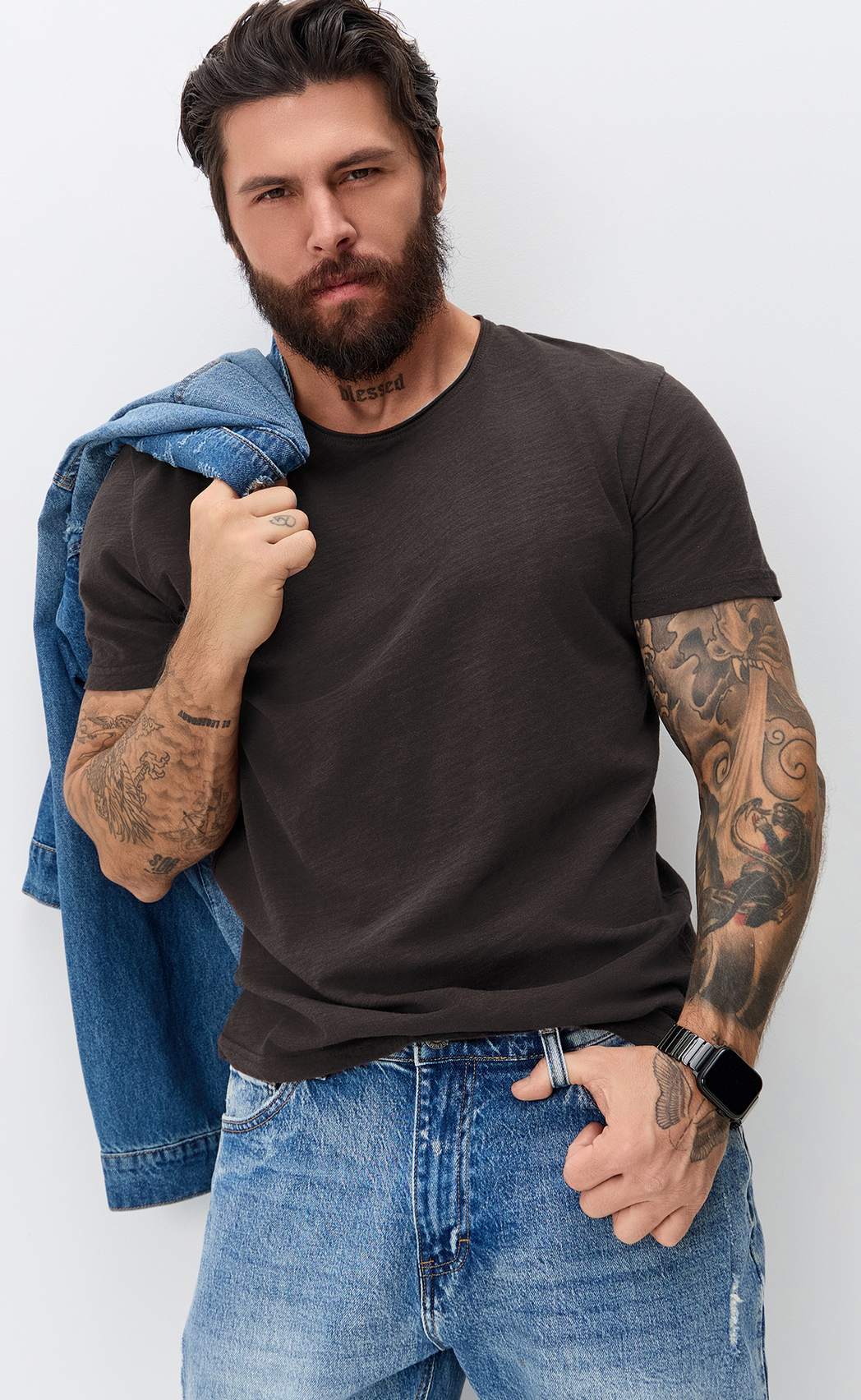 Футболка P411-062 coffee