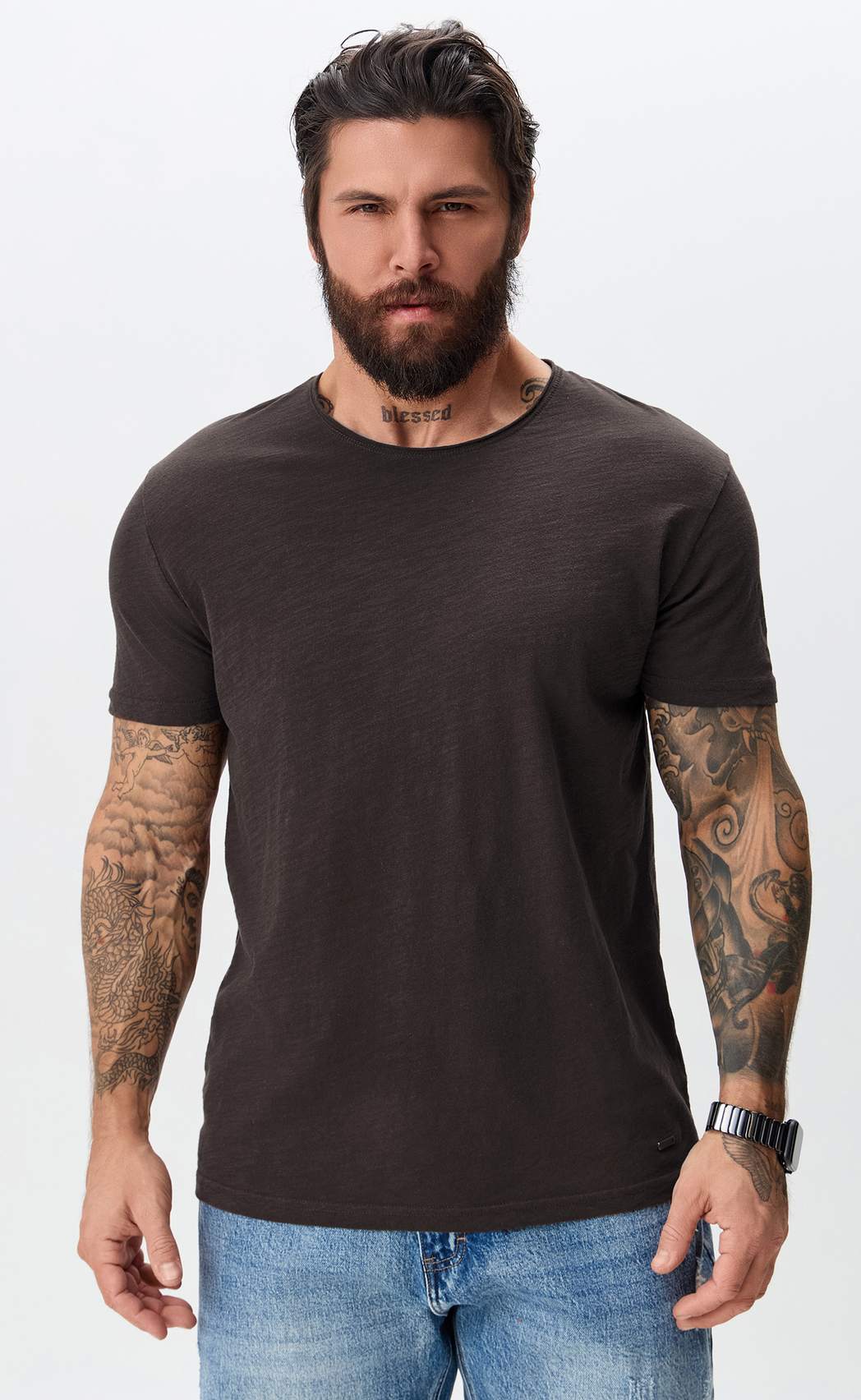 Футболка P411-062 coffee