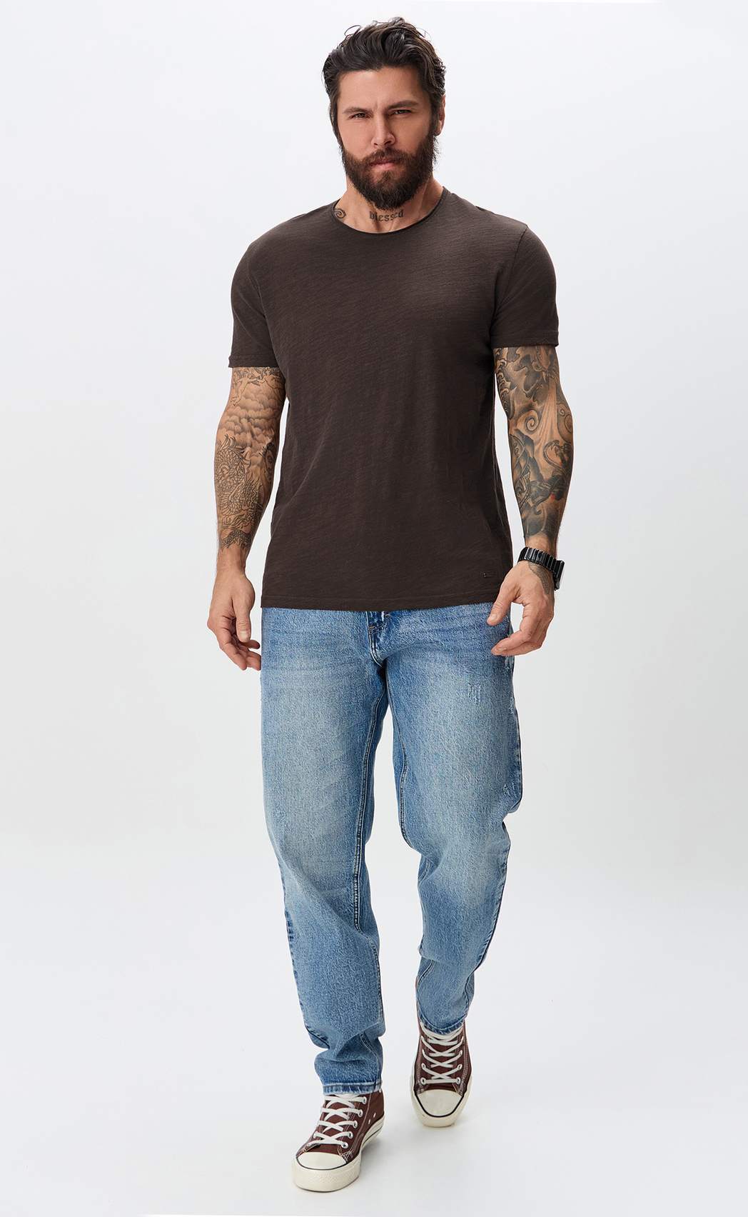 Футболка P411-062 coffee