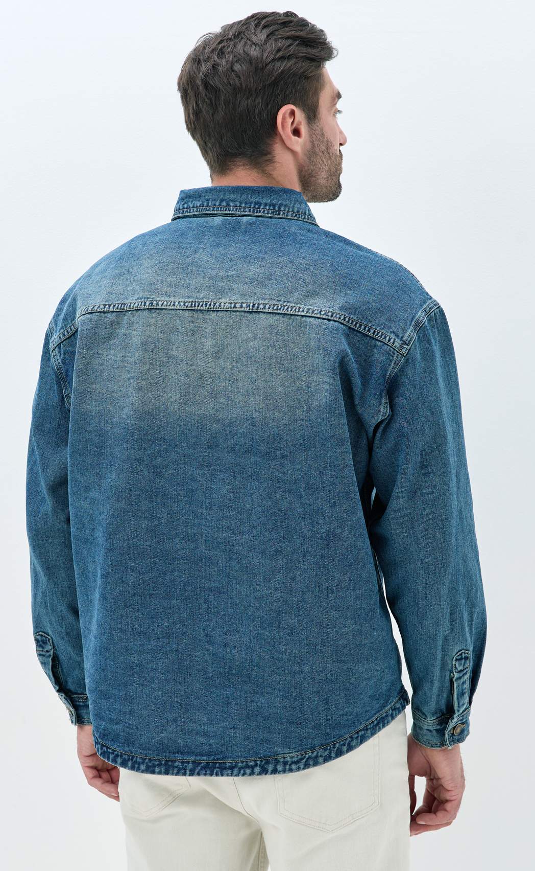 Куртка джинс F611-1282 m.blue