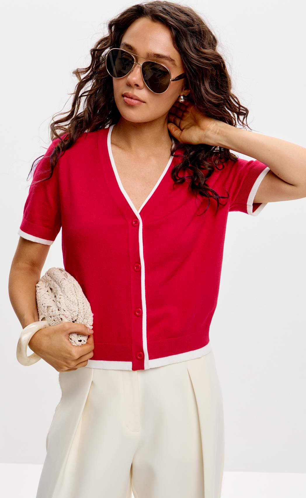 Кардиган P612-15010 red