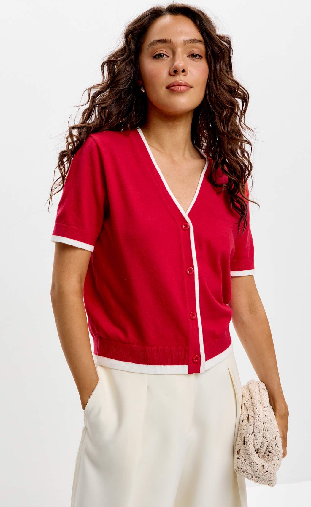 Кардиган P612-15010 red