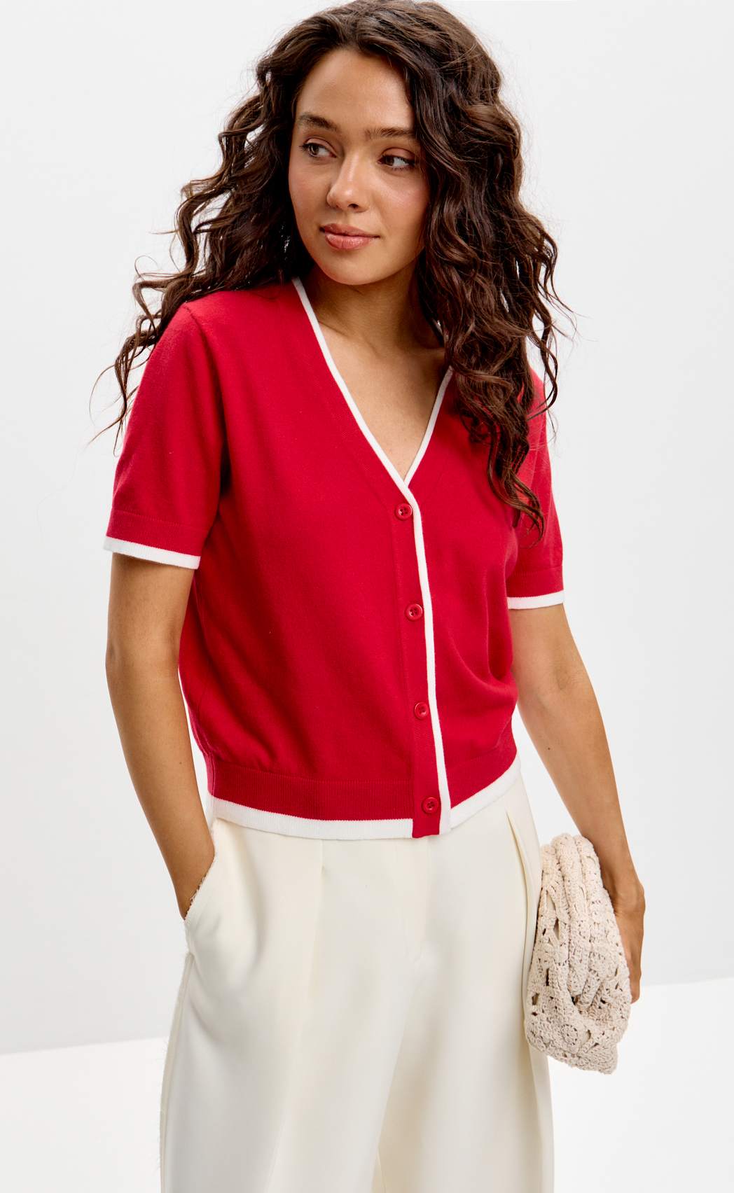 Кардиган P612-15010 red