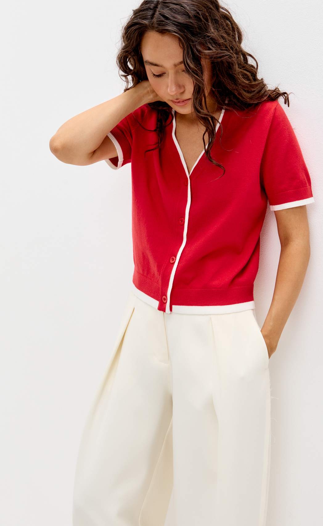 Кардиган P612-15010 red