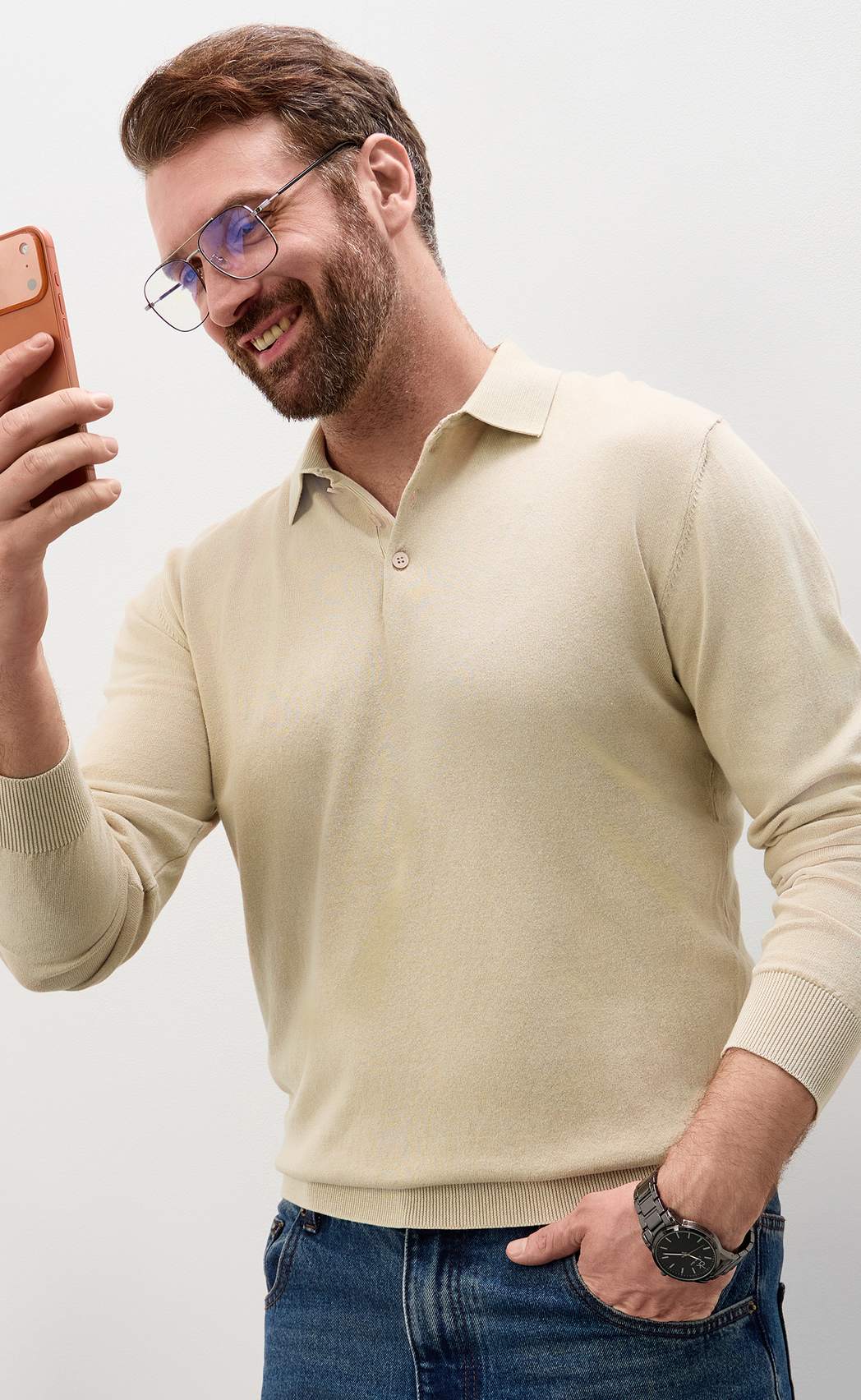 Джемпер P611-07-537 beige