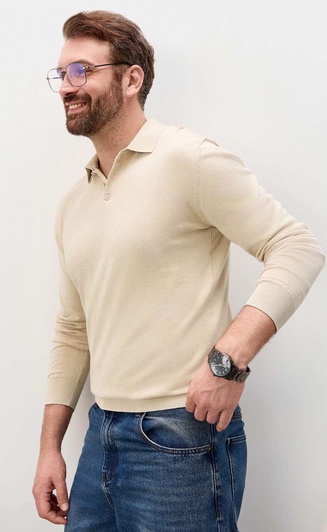 Джемпер P611-07-537 beige