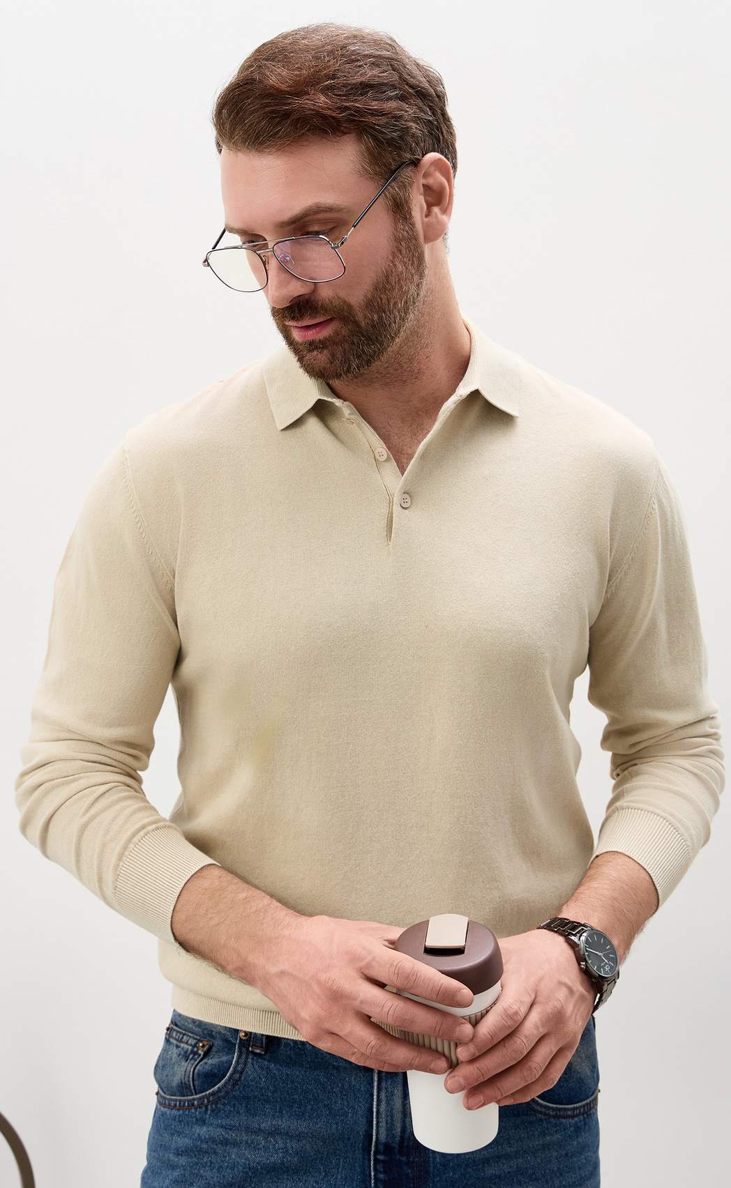 Джемпер P611-07-537 beige