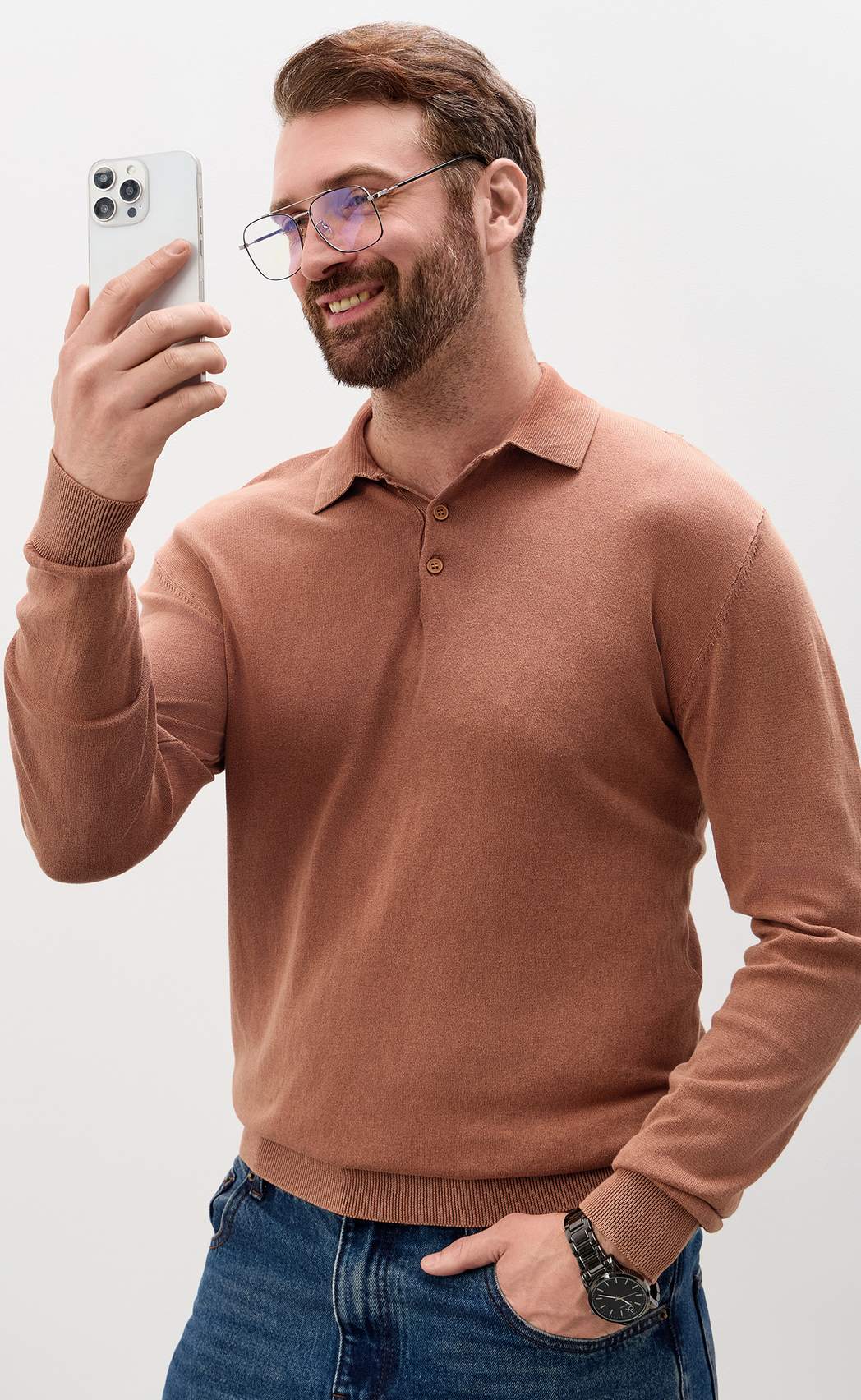 Джемпер P611-07-537 terracotta