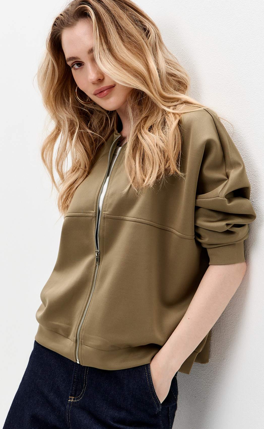 Свитшот F612-0556f khaki
