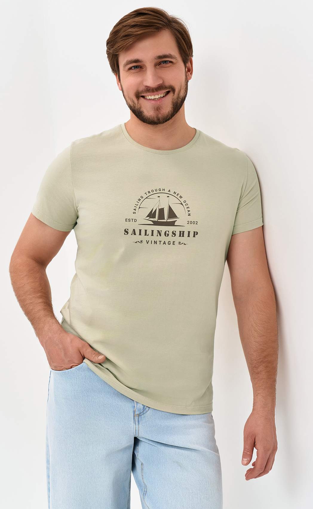 Футболка F611-06-929 beige