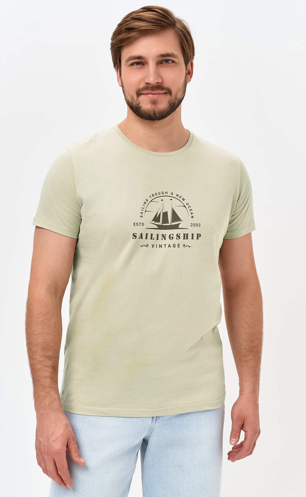 Футболка F611-06-929 beige