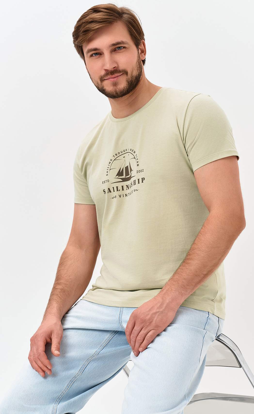 Футболка F611-06-929 beige