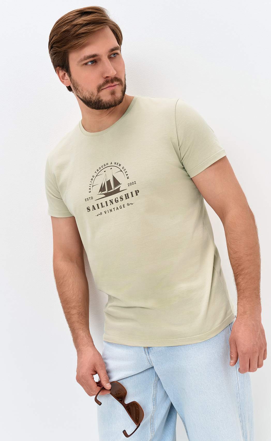 Футболка F611-06-929 beige