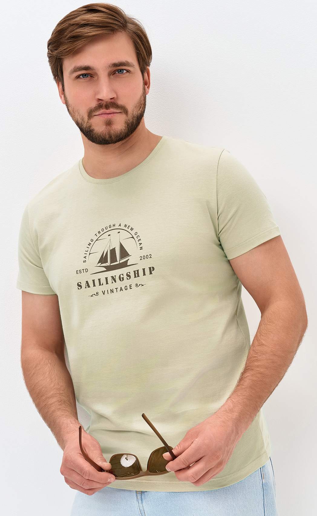 Футболка F611-06-929 beige