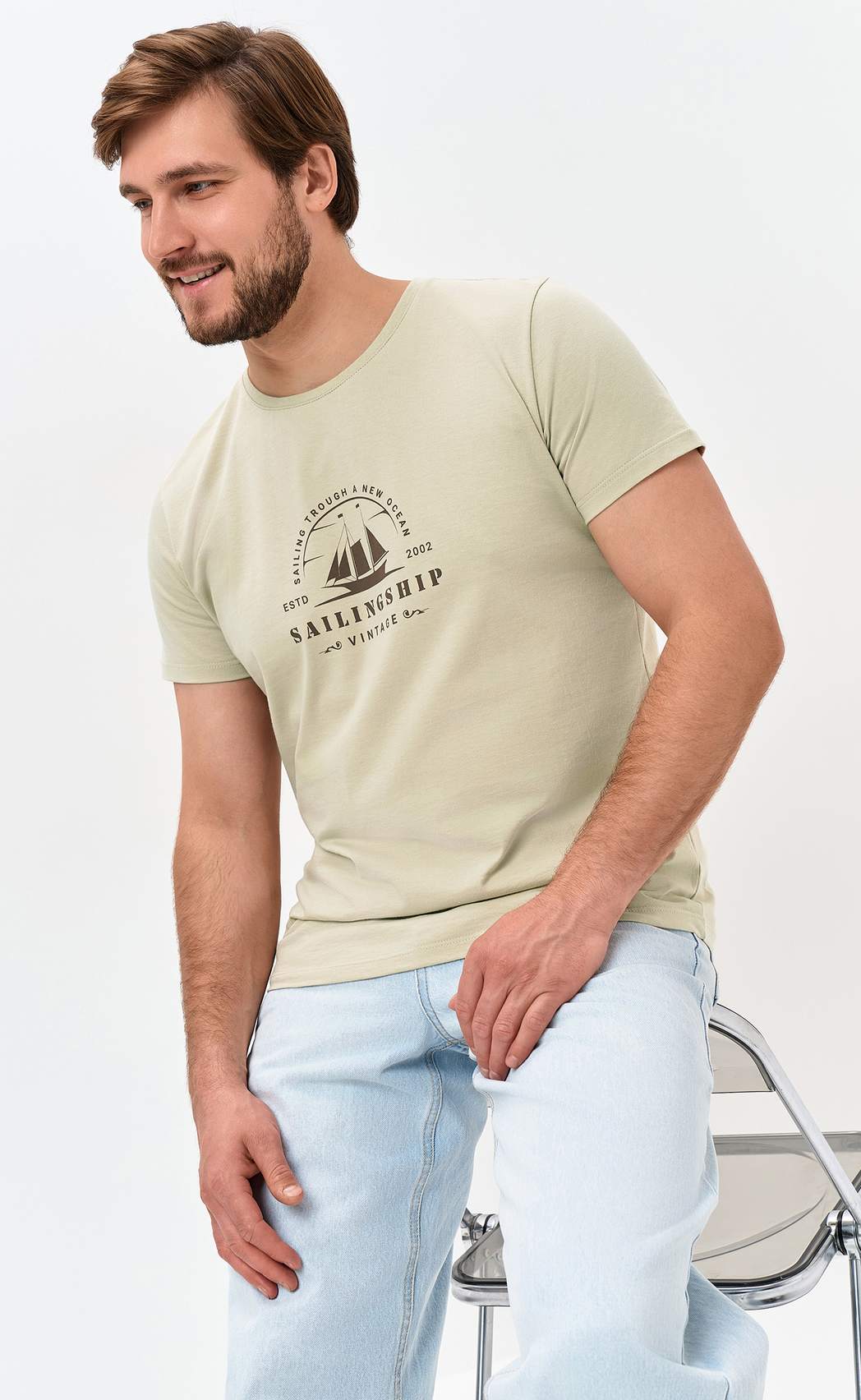 Футболка F611-06-929 beige