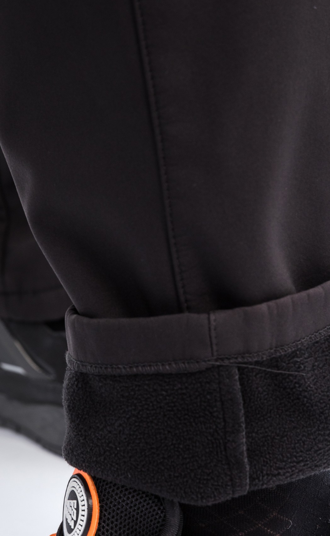 Брюки мужские утепленные зимние на подкладке из флиса F221-08-23000 тёмно-серые