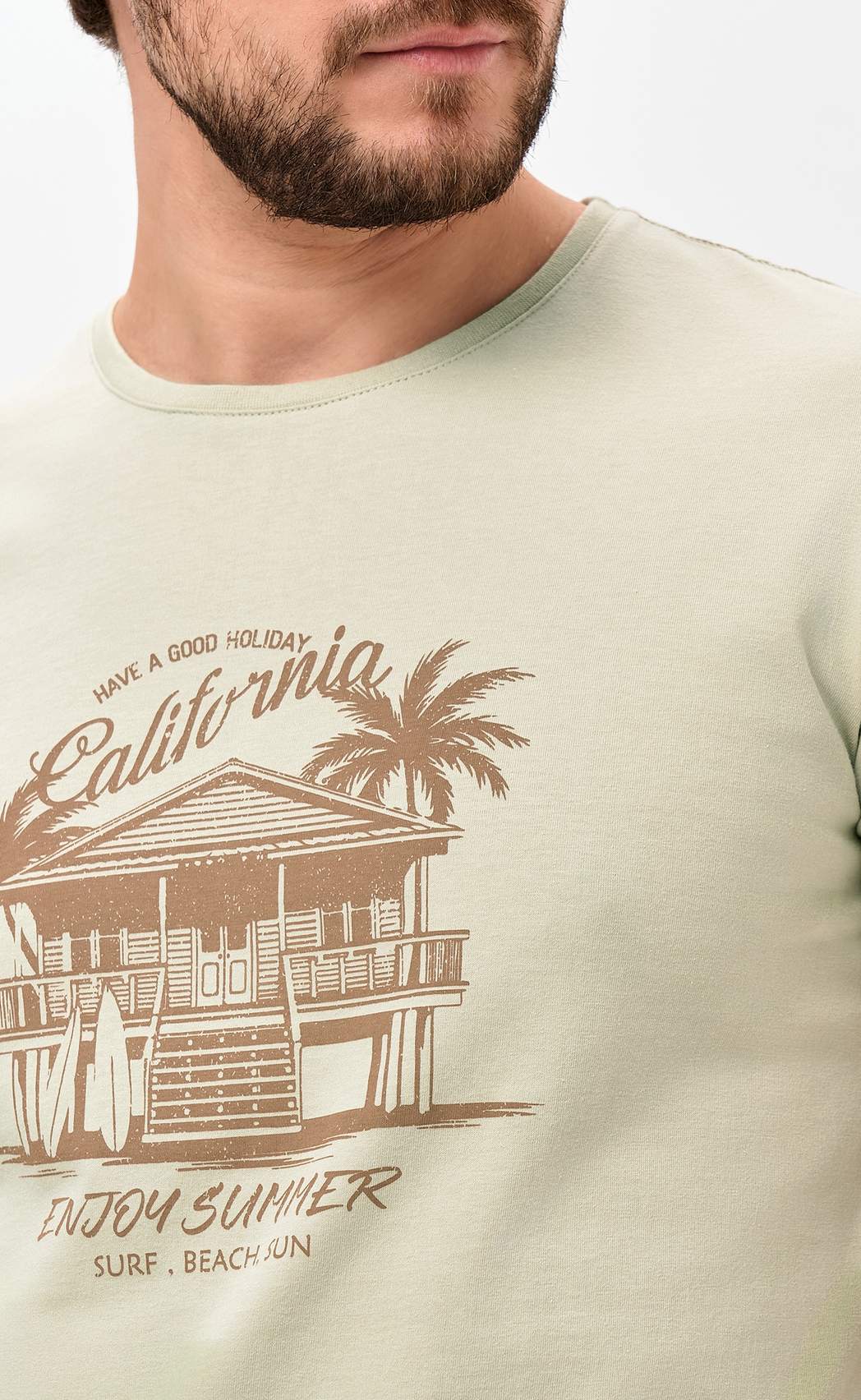 Футболка P611-06-931 beige