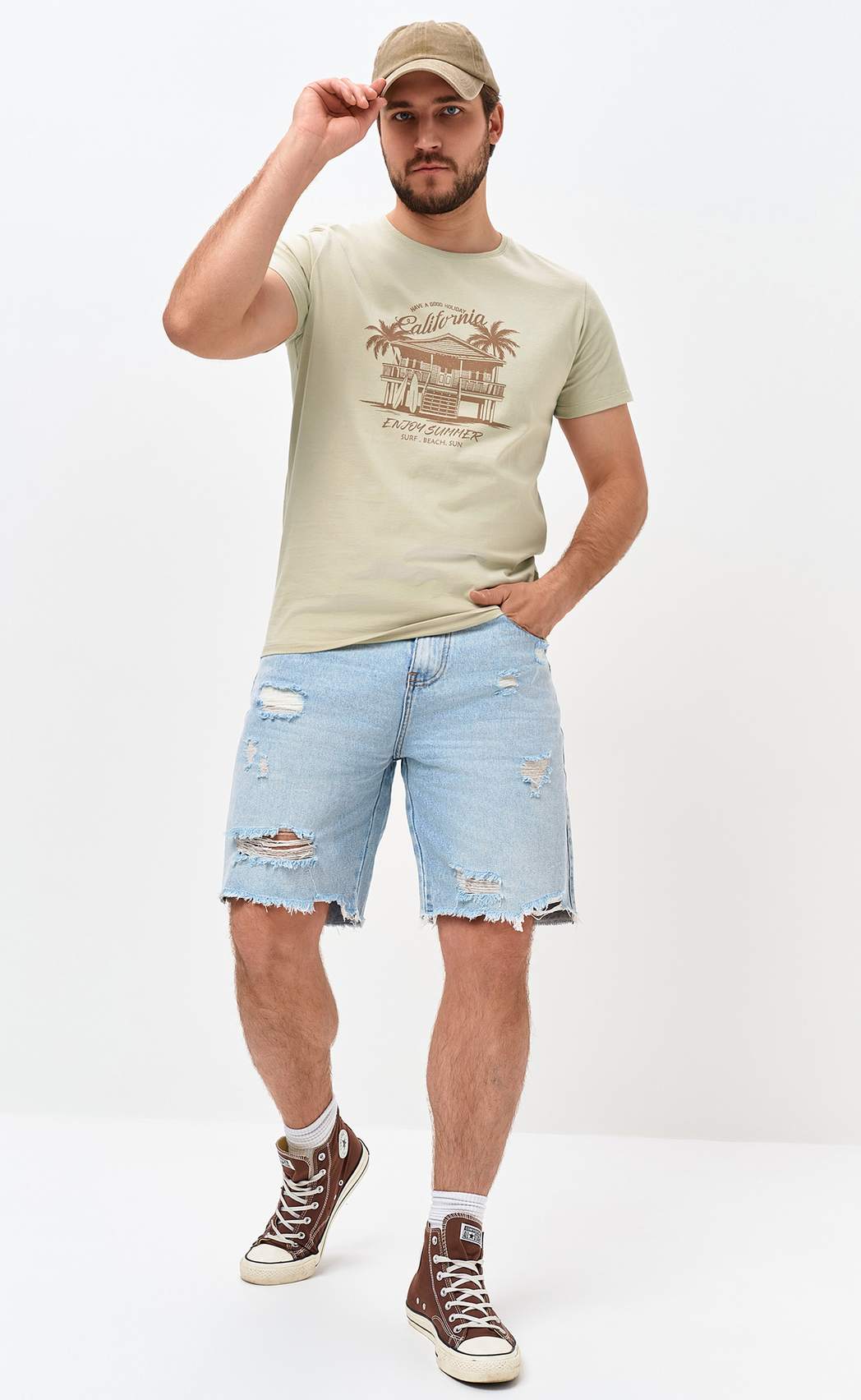 Футболка P611-06-931 beige