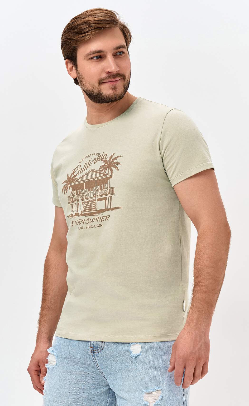 Футболка P611-06-931 beige