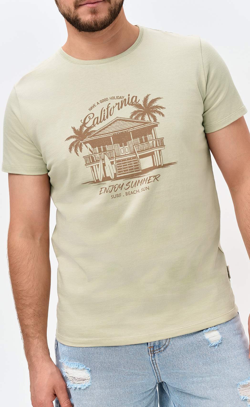 Футболка P611-06-931 beige