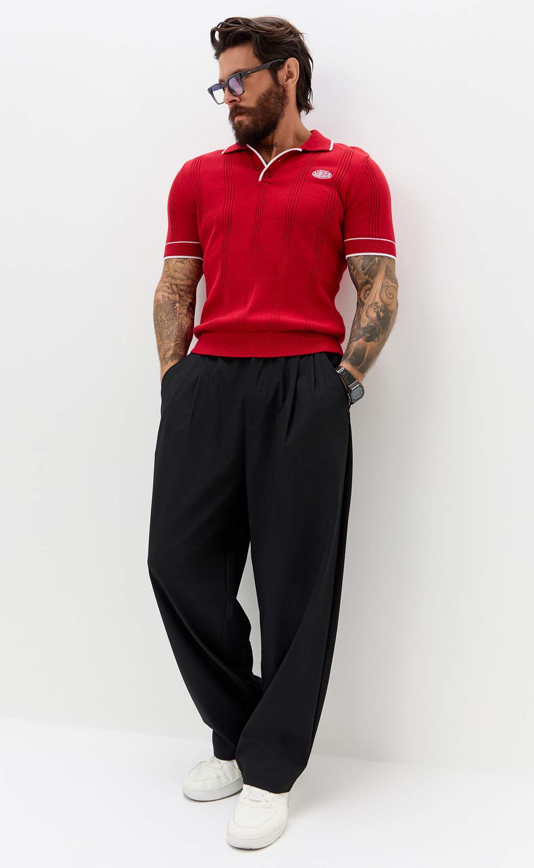 Брюки муж F621-082-5 black