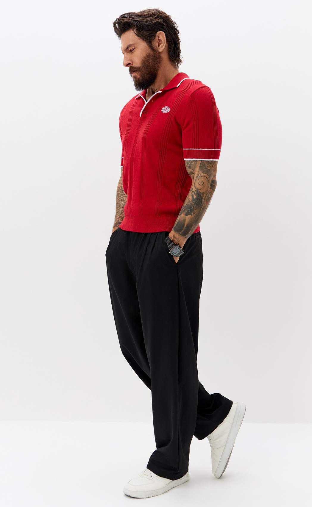 Брюки муж F621-082-5 black