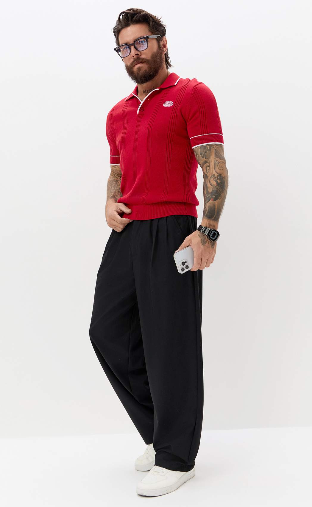 Брюки муж F621-082-5 black