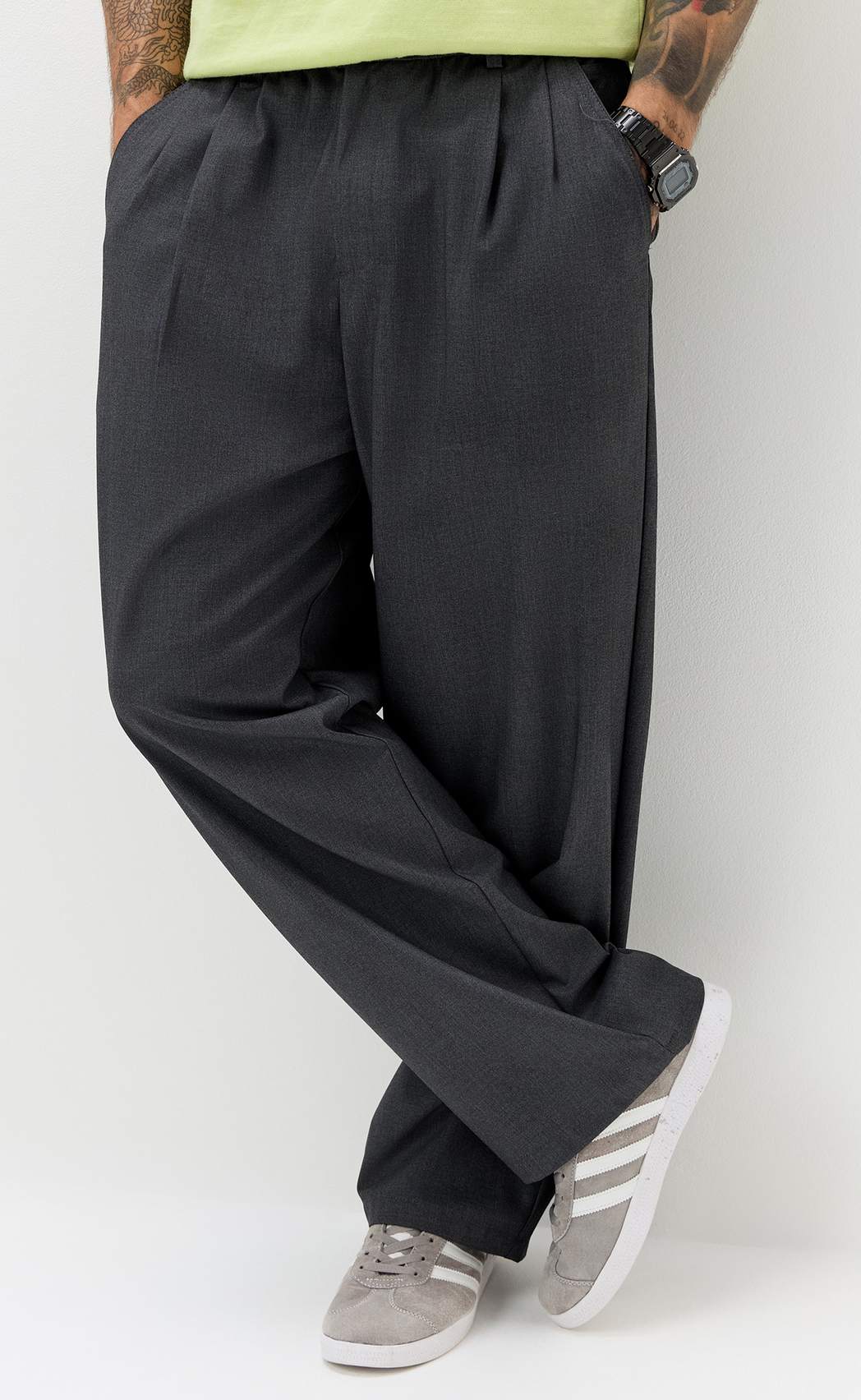 Брюки муж F621-082-2 grey