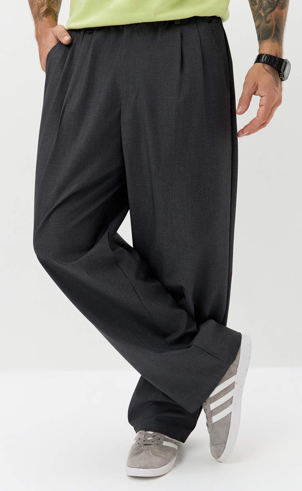 Брюки муж F621-082-2 grey