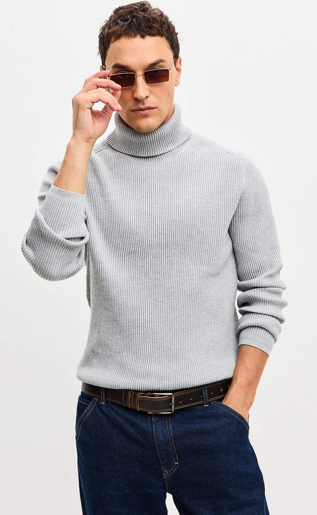 Водолазка P521-1557 grey