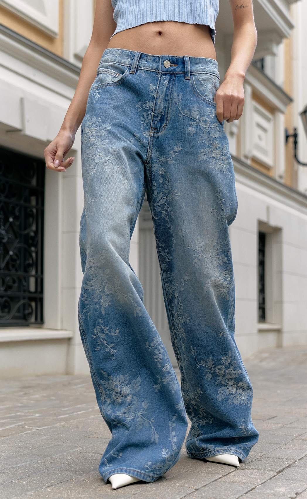 Джинсы P612-0165 l.blue