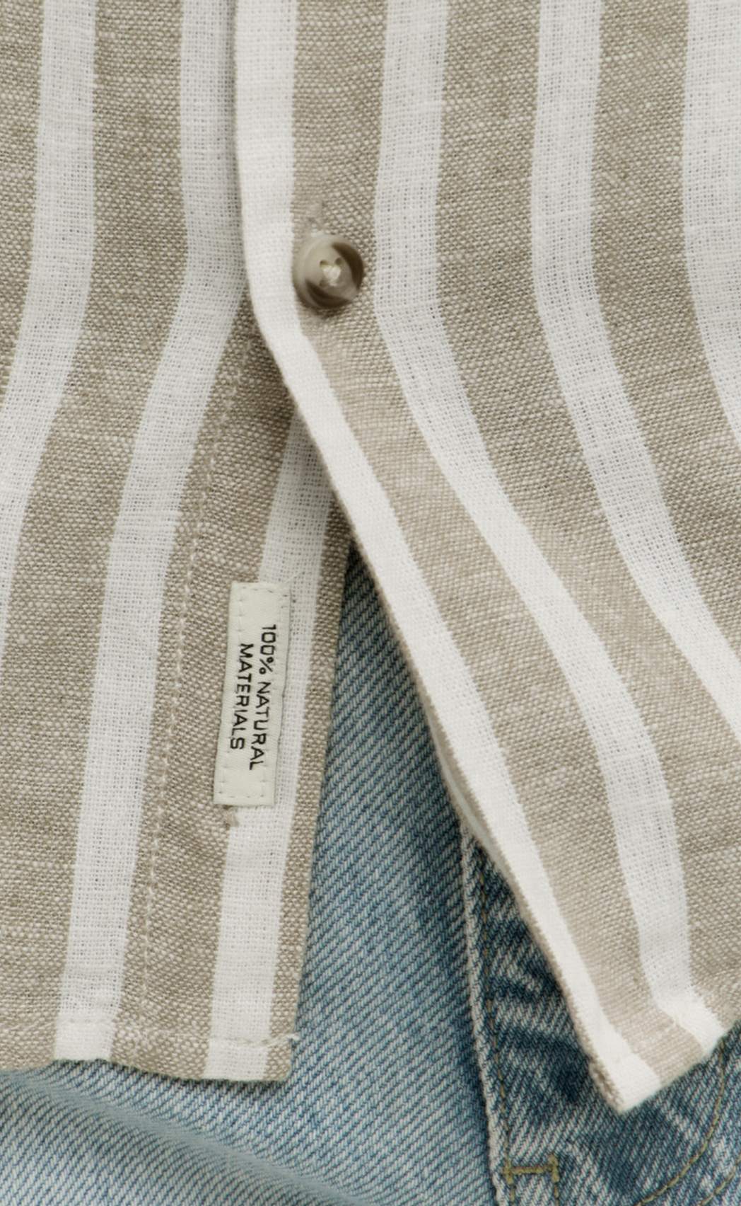 Рубашка F611-0483 d.beige stripes