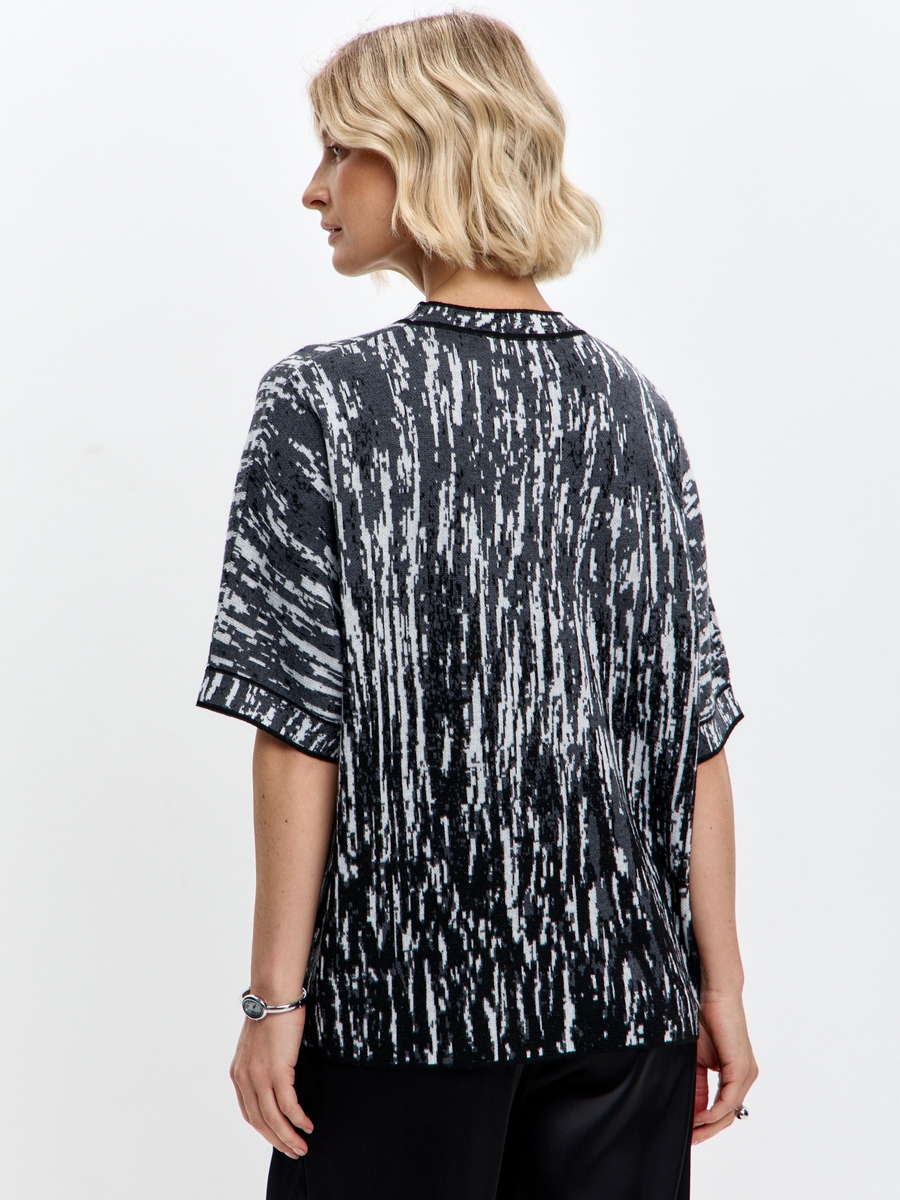 Джемпер F622-15-036 black multicolor