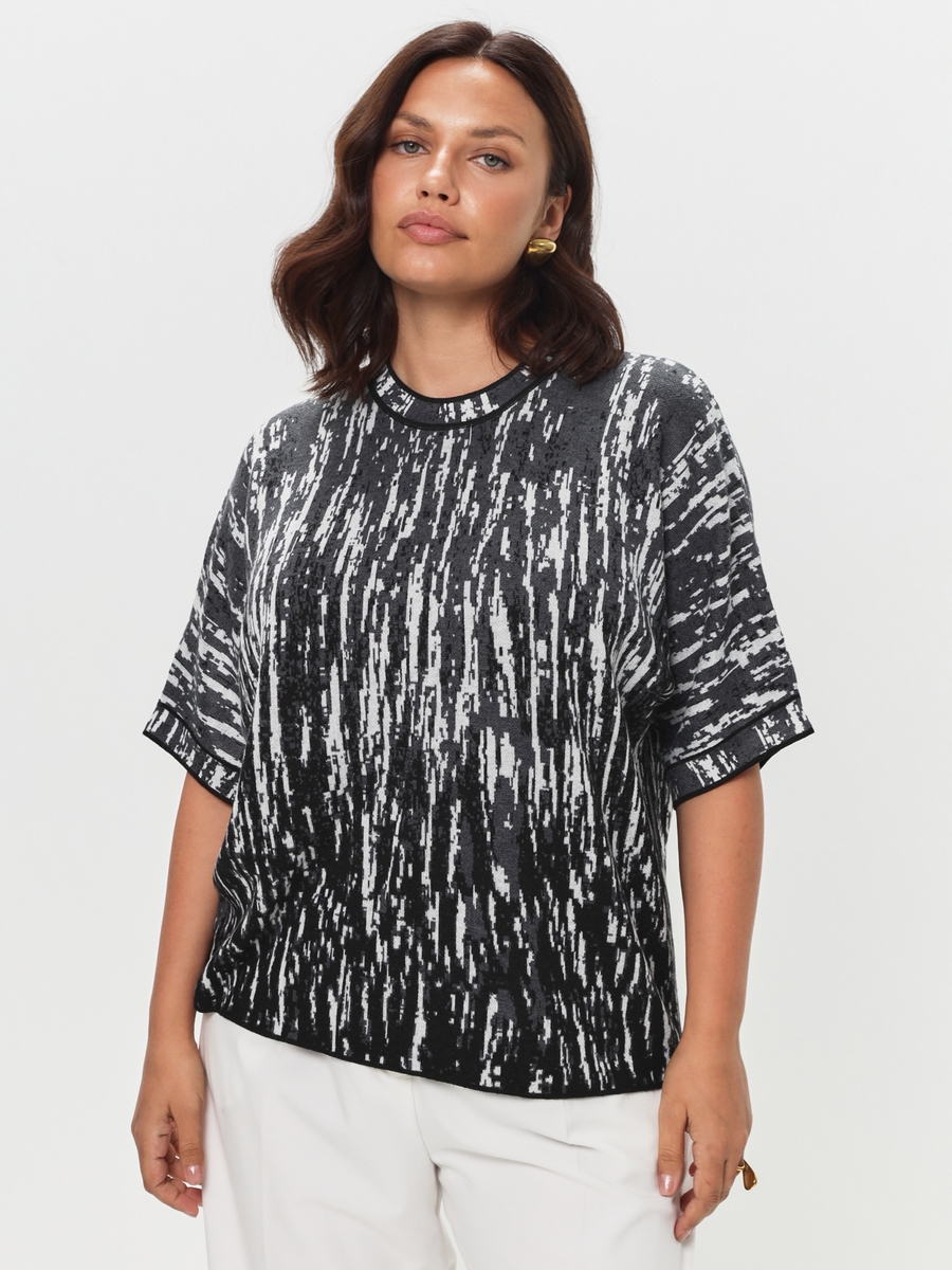 Джемпер F622-15-036 black multicolor