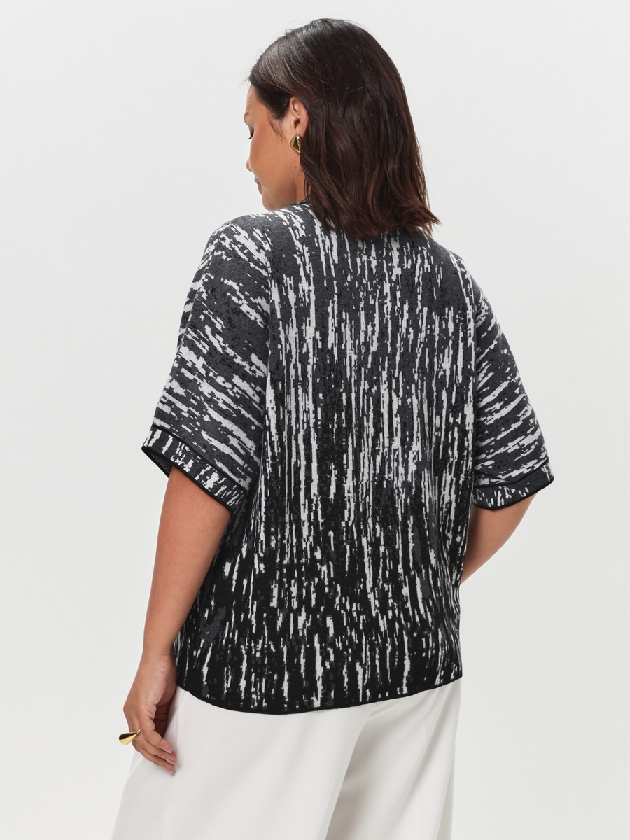 Джемпер F622-15-036 black multicolor