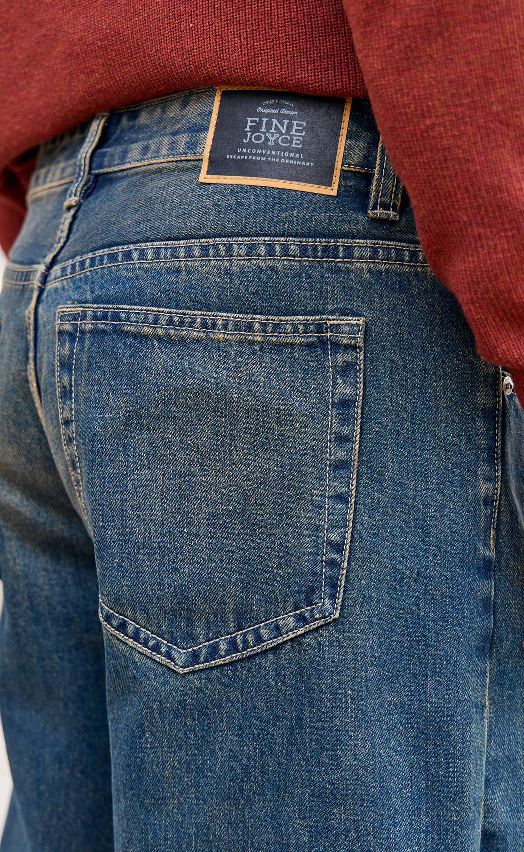 Джинсы муж F621-0131 blue