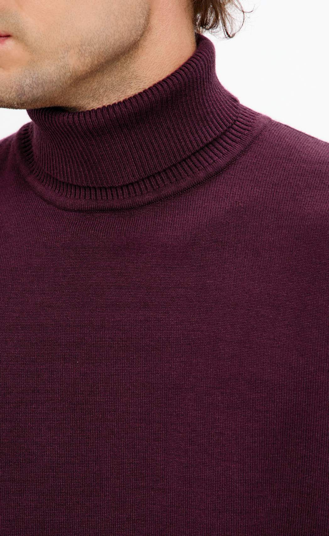 Водолазка P421-1538 bordo