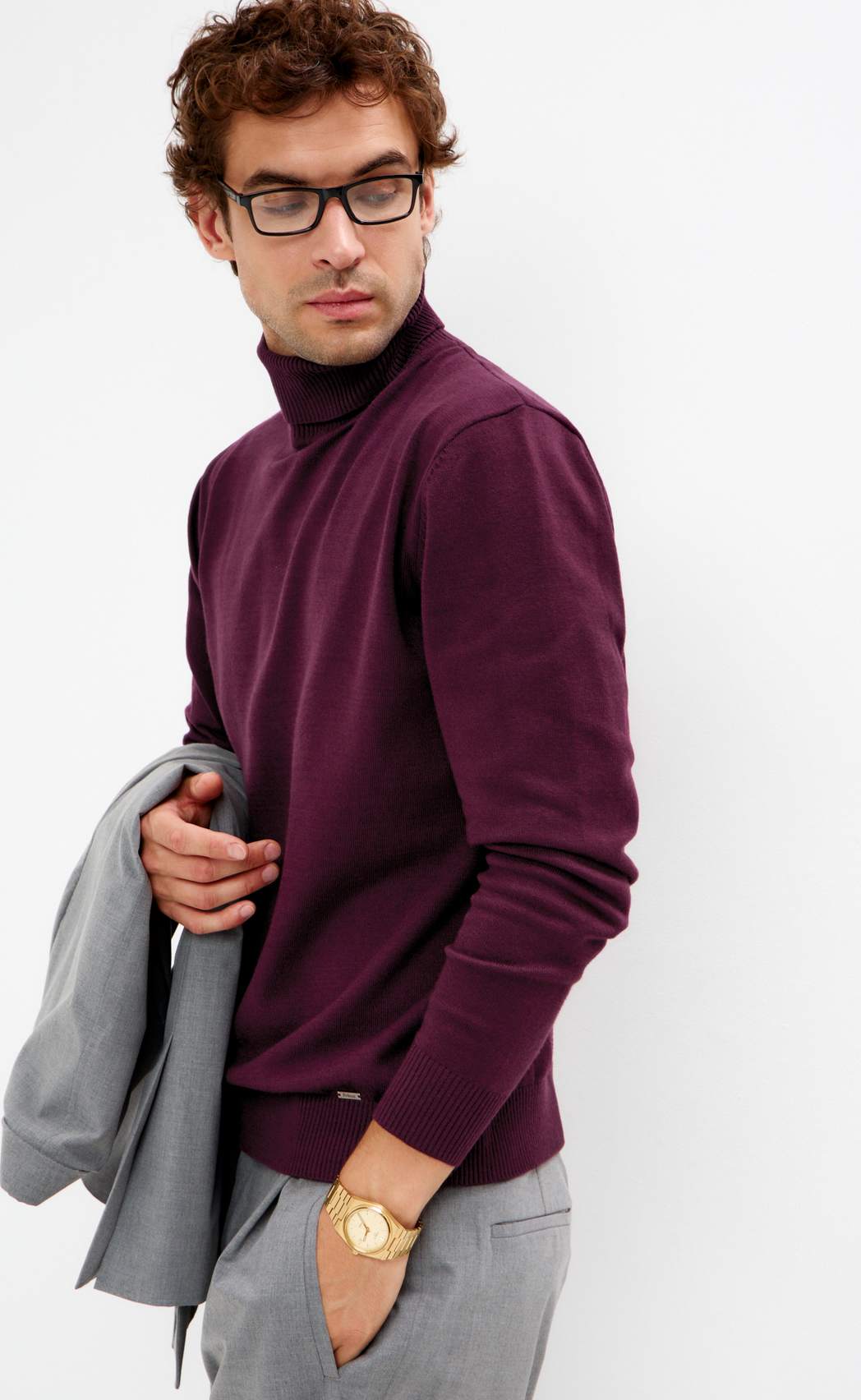 Водолазка P421-1538 bordo