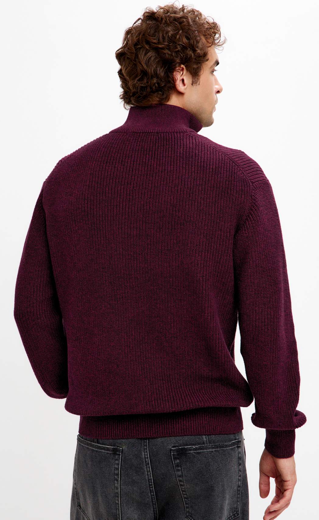 Джемпер P321-15629 bordo melange