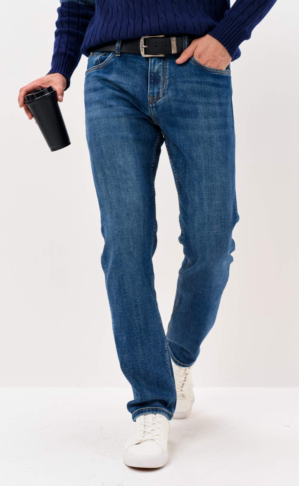 Джинсы муж. P621-0151R-4 blue