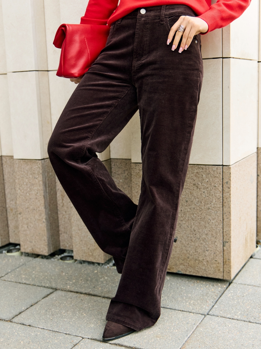 Брюки F622-0833 brown