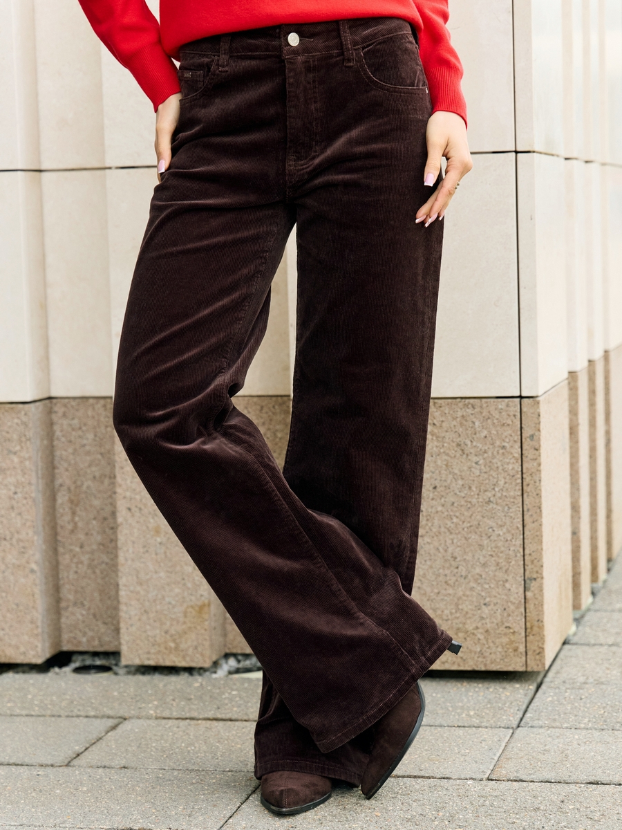 Брюки F622-0833 brown