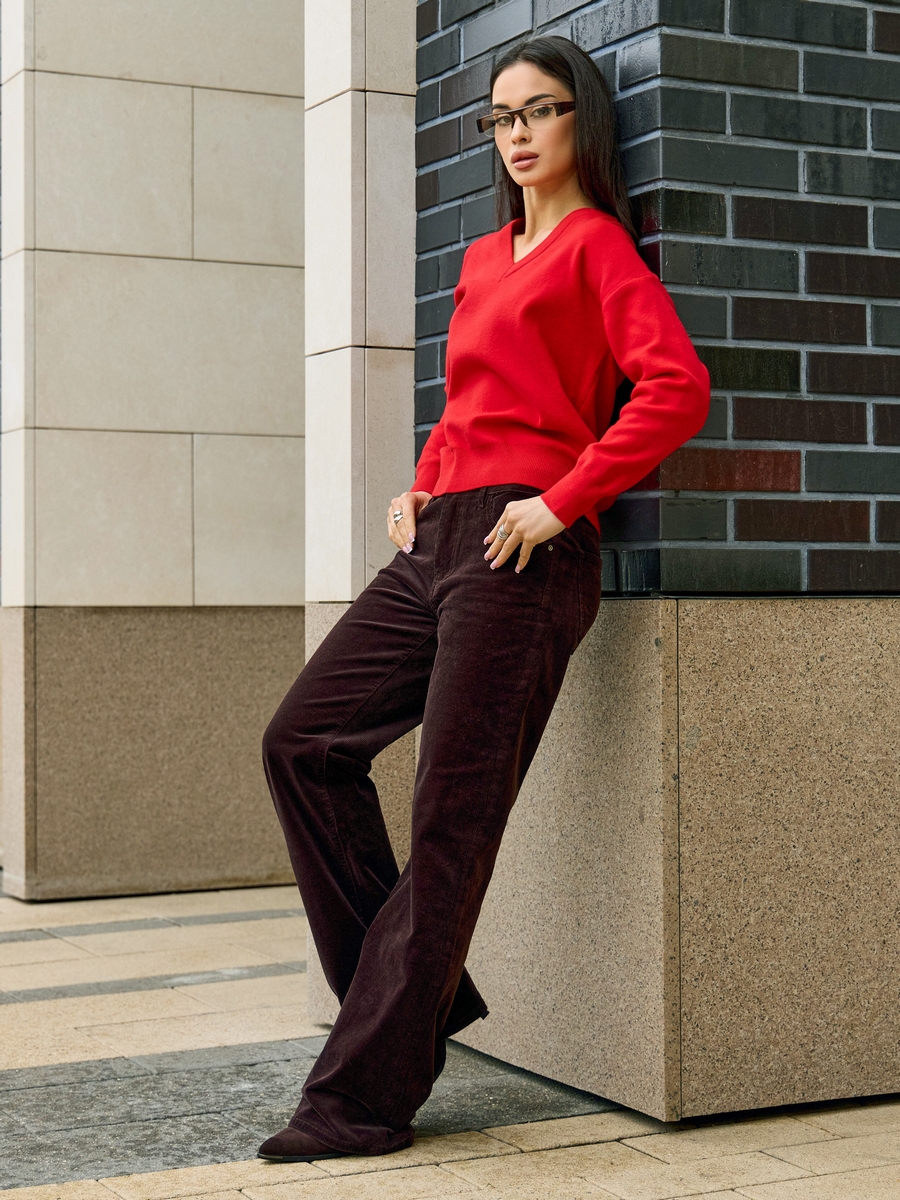 Брюки F622-0833 brown
