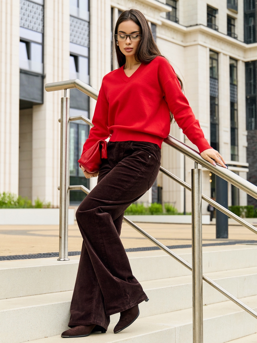 Брюки F622-0833 brown